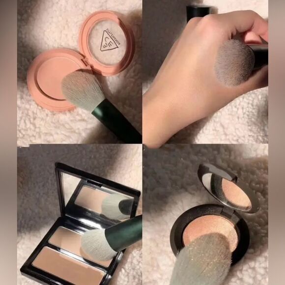 Makeup Brush Kit 13 Brushes with Velour Pouch - Picture 5 of 7